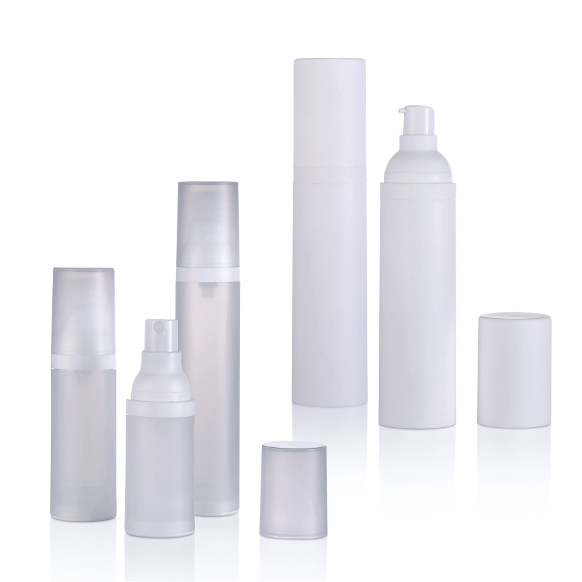 15ml 20ml 30ml 50ml 80ml Frosted Desktop Airless Bottle PP Emulsion Bottle Spray Fine Mist Table Bottle L13