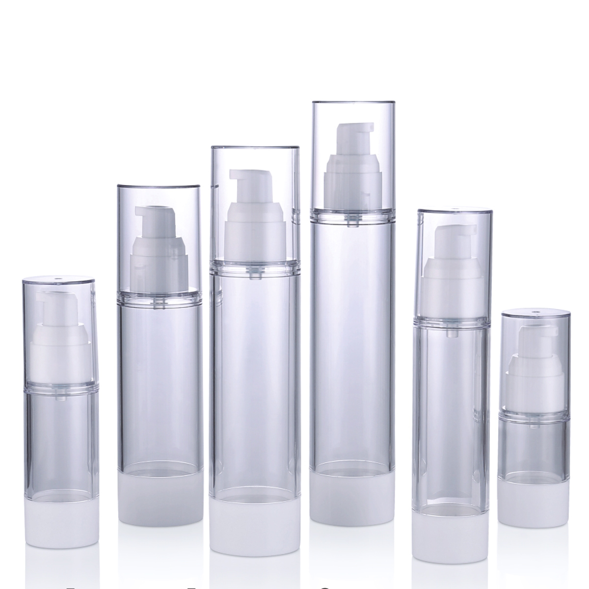 15ml 30ml 50ml 80ml 100ml 120ml PP As Spray Pump Bottle Lotion Airless Pump Cream Bottle L01