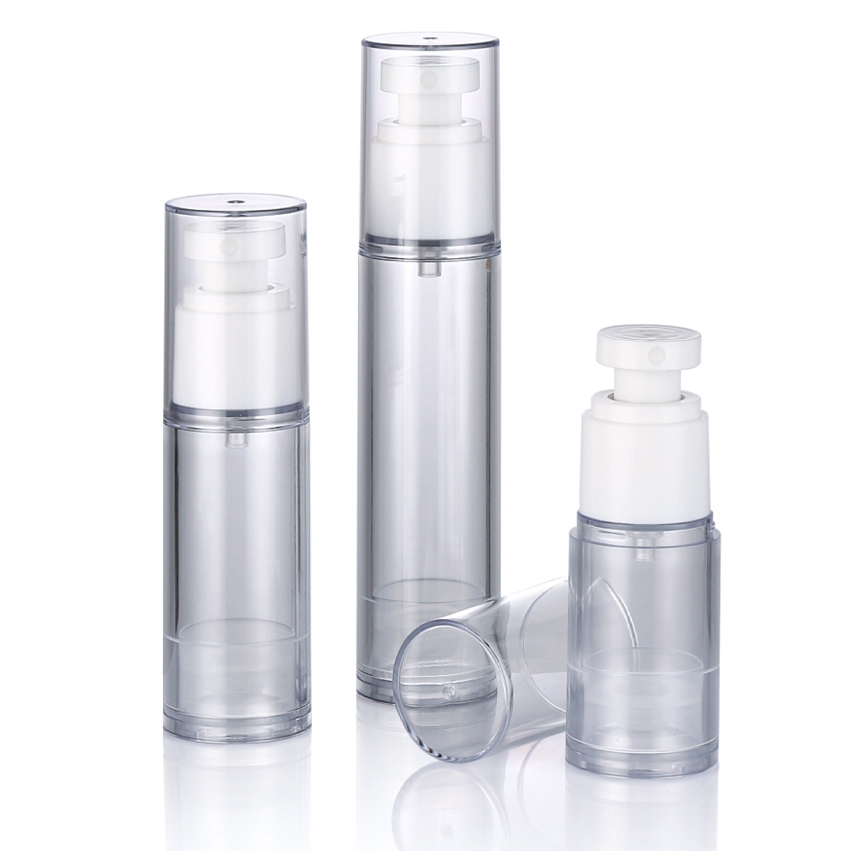 30ml 50ml 60ml 80ml 100ml Lotion Refillable Cosmetic Packaging Airless Serum Pump Bottle L02-1
