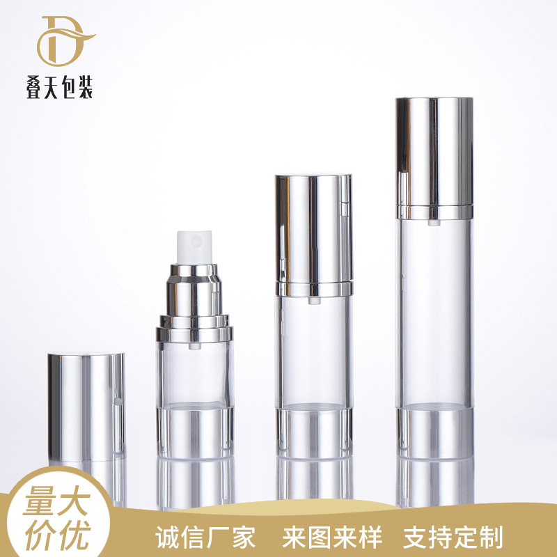 15/30/50/80/100/120ml transparent spray separate bottle portable skin care sample bottle vacuum bottle