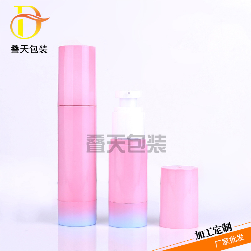 The manufacturer supplies a large number of cosmetics for trial bottling 30ml 50ml lotion bottle pink disinfectant bottle