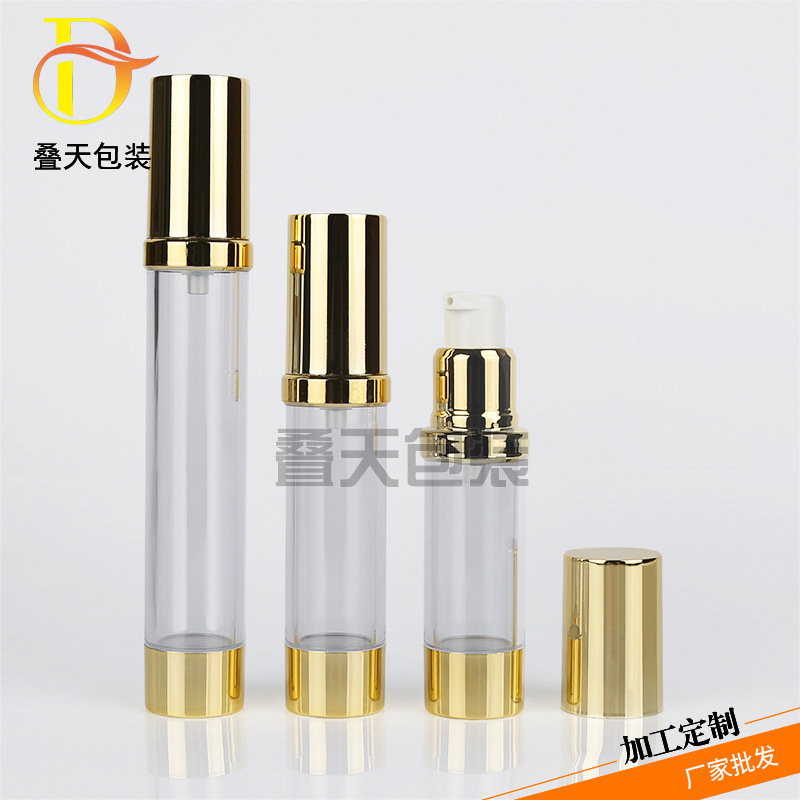 Cosmetics travel subpackage bottle 5 10 15ml vacuum bottle lotion essence liquid bottle